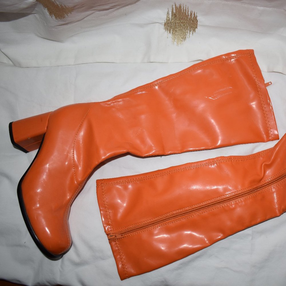 Orange Go-Go Boots